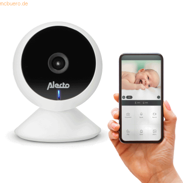 Alecto Alecto SMARTBABY5 - WLAN-Babyphone mit Kamera - Weiß von Alecto