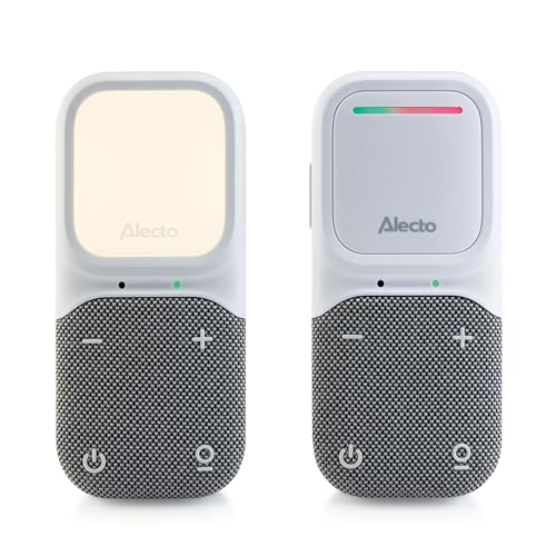 Alecto DBX135 - Modernes Full Eco Audio-Babyphone mit kristallklarer DECT-Klangqualität, Langer Standby-Zeit und Nachtlicht - Weiß/Grau Alecto DBX135 - Modernes Full Eco Audio-Babyphone mit kristallklarer DECT-Klangqualität, Langer Standby-Zeit und Nachtlicht - Weiß/Grau von Alecto