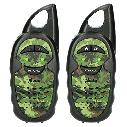 Alecto FR-05 Walkie Talkie für Kinder - Kinder Funkgeräte - 3 Kilometer Reichweite - 3 Kanäle - 2 Funkgeräte - Bis zu 35 Stunden Standby - camouflage Alecto FR-05 Walkie Talkie für Kinder - Kinder Funkgeräte - 3 Kilometer Reichweite - 3 Kanäle - 2 Funkgeräte - Bis zu 35 Stunden Standby - camouflage von Alecto