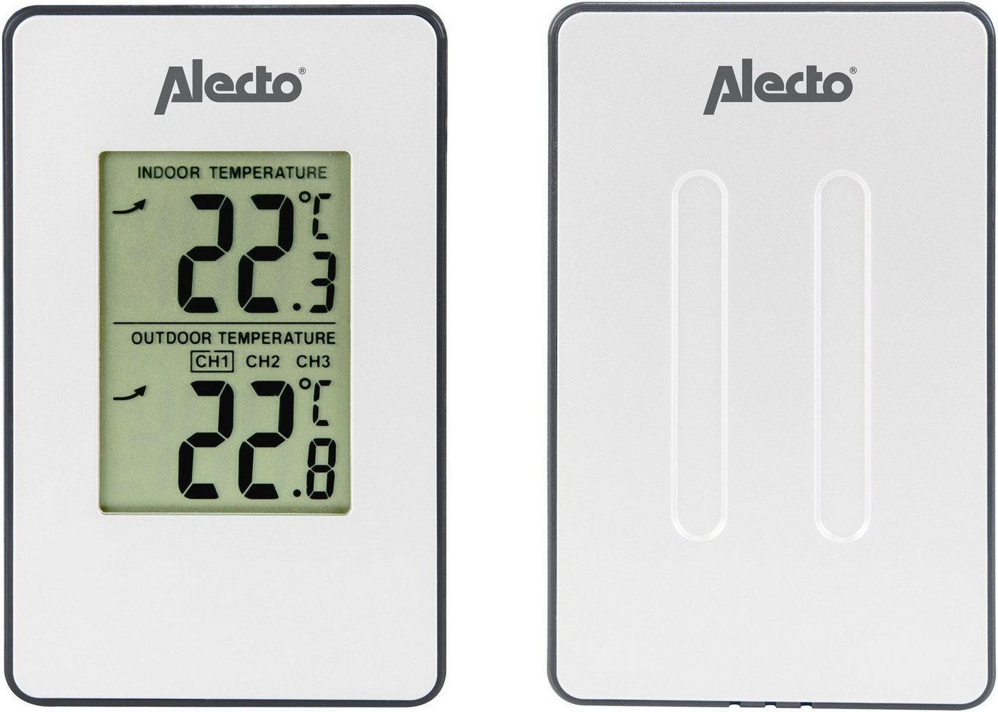 Alecto WS-1050 Wetterstation mit Funk-Außensensor Funkwetterstation (mit Außensensor) von Alecto