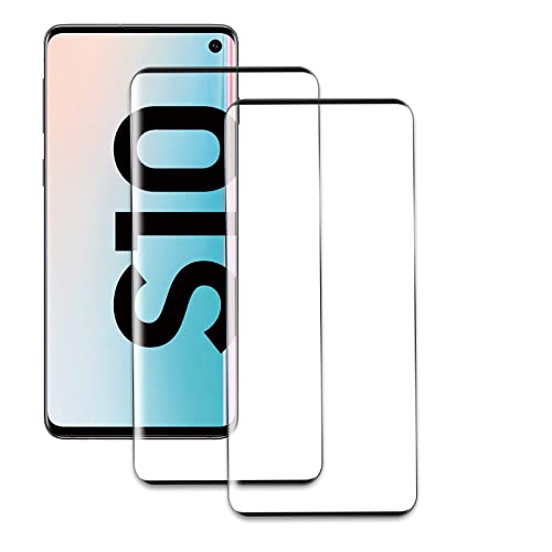 2 Stück Schutzfolie Für Samsung Galaxy S10, 9H Härte, 3D Curved Edge, Gehärtetes Glas Folie, Anti-Kratzen Displayschutzfolie, Hohe Klar Displayschutz von Aleecyn