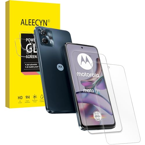 Aleecyn 2 Stück Schutzfolie Für Motorola Moto G13 mit 2 Stück Kamera Panzerfolie, 9H Härte, Gehärtetes Glas Folie,Anti-Kratzen Displayschutzfolie, von Aleecyn