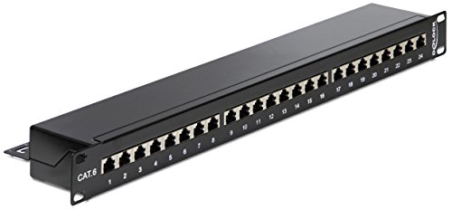 DeLOCK 19" Patchpanel 24 Port Cat.6 von Aleratec