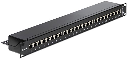 DeLOCK 19" Patchpanel 24 Port Cat.6 DeLOCK 19" Patchpanel 24 Port Cat.6 von Aleratec