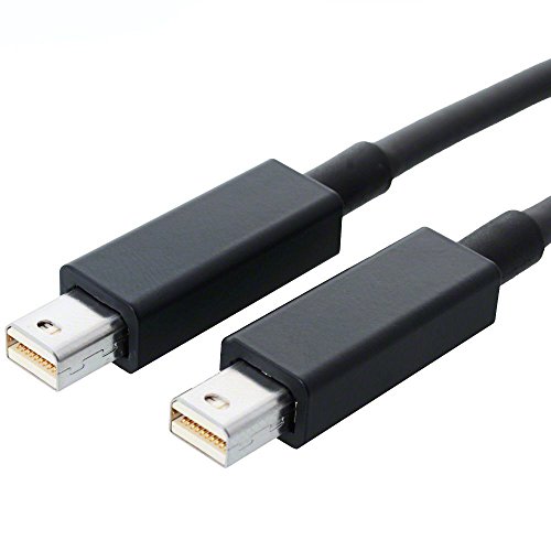 DeLOCK Thunderbolt Kabel (Stecker auf Stecker, 3m) schwarz, Kompatibel mit Thunderbolt2, 20 Gb/s von Aleratec