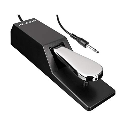 Alesis ASP-2 - Universelles Sustain-Pedal mit Piano-Style-Action für MIDI-Keyboards, Digitalpianos und mehr von Alesis