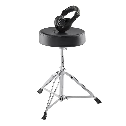 Alesis Drum Essentials Bundle – Komplettes E-Drum Set Zubehörpaket, inklusive Schlagzeughocker und ohrumschließende Kopfhörer Alesis Drum Essentials Bundle – Komplettes E-Drum Set Zubehörpaket, inklusive Schlagzeughocker und ohrumschließende Kopfhörer von Alesis