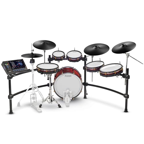 Alesis Strata Prime Elektronisches Schlagzeug mit Touchscreen, Triple Zone ARC Becken, Active Magnetic Hi-Hat Controller, Dual-Zone Mesh Heads, 20" Kick, 215 000 Multi-Kanal Samples von Alesis