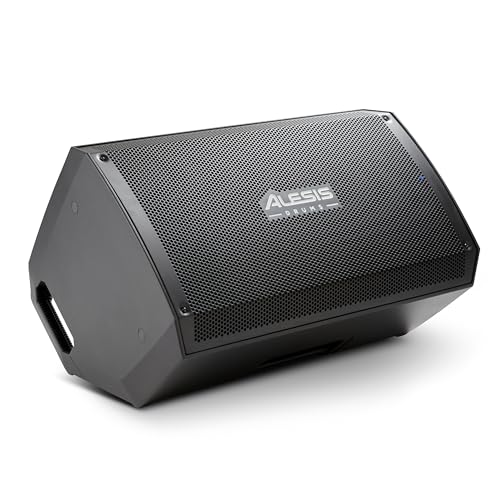 Alesis Strike Amp 12 MK2-2500W Drum Amp Lautsprecher für elektronische Schlagzeug, mit Bluetooth, 12" Woofer, HPF EQ und Ground-Lift Schalter von Alesis