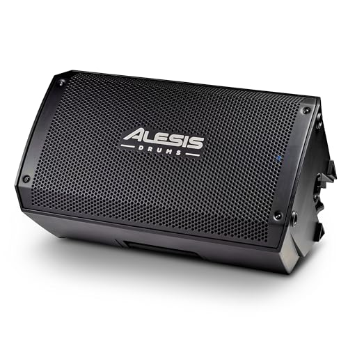 Alesis Strike Amp 8 MK2-2000W Drum Amp Lautsprecher für elektronische Schlagzeug, mit Bluetooth, 8" Woofer, HPF EQ und Ground-Lift Schalter von Alesis