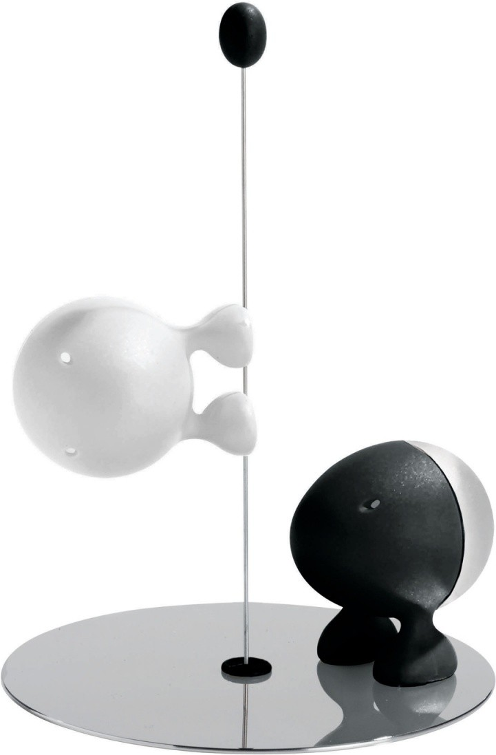 ALESSI LILIPUT Salz- und Pfefferstreuer weiß (ASG02 BW) von Alessi