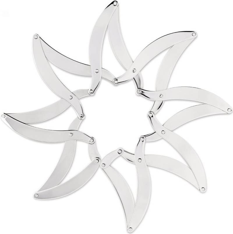 Alessi DUL01 AUGH Ausziehbarer Topfuntersatz aus Edelstahl (DUL01) von Alessi