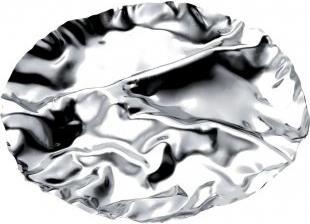 Alessi LC14 Antipastiplatt 4 Abteilungen, Edelstahl 18/10 glänzend poliert (LC14) von Alessi