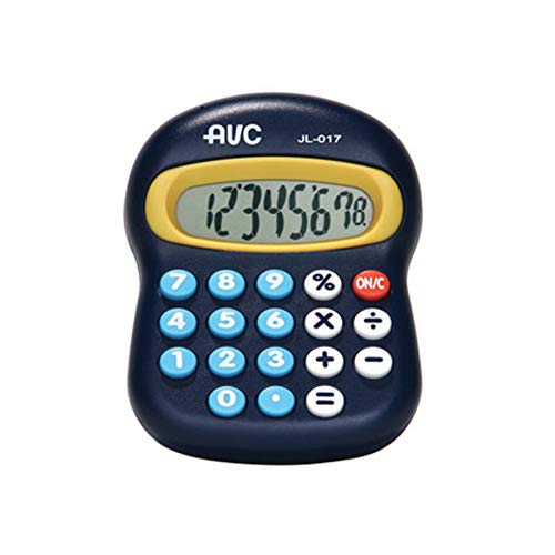 AVC Taschenrechner, 8 Ziffern, Format 93 x 118 x 39 mm, Farbe Blau von Alevar