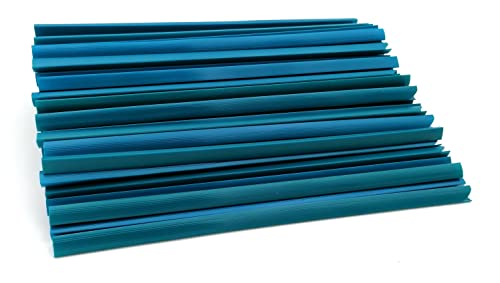 Alevar Dorsini Buchbinder, A4, Durchmesser 8 mm, Kapazität 40 Blatt, Farbe Blau, Packung mit 100 Stück von Alevar