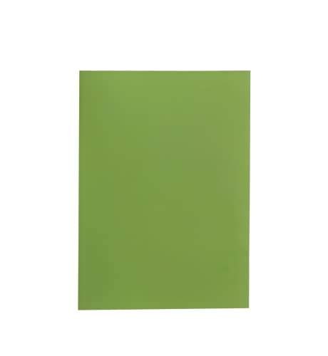Alevar Einfache Mappen aus Karton Bristol 200 g, Format 25 x 34 cm, Farbe Nilgrün, Packung mit 50 Stück von Alevar