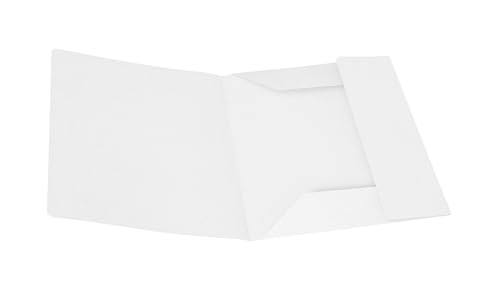 Alevar Ordner mit 3 Klappen aus Manilla-Karton, 150 g, 100% recyceltes Papier, Format 25 x 33 cm, Farbe Grau, Packung mit 50 Stück von Alevar