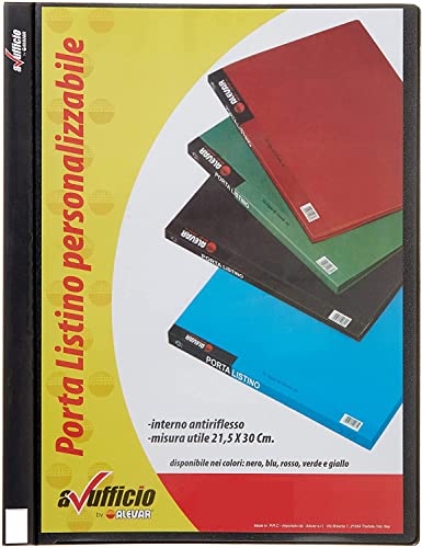Sichtbuch 40 Umschläge A4 Schwarz von Alevar