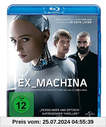 Ex Machina  (inkl. Digital Ultraviolet) [Blu-ray] von Alex Garland