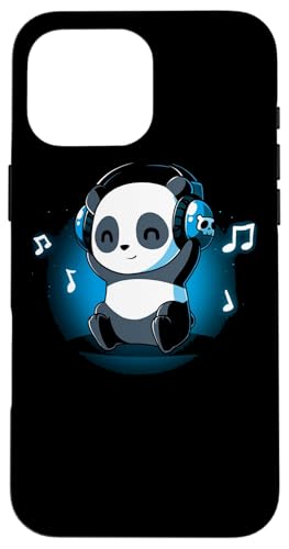 DJ Panda Kopfhörer Hülle für iPhone 16 Pro Max DJ Panda Kopfhörer Hülle für iPhone 16 Pro Max von AlexaMerch Animals