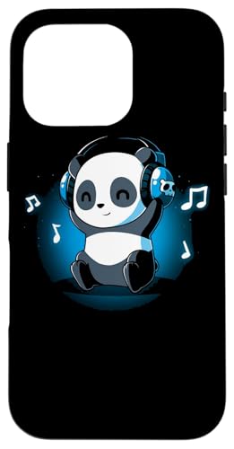 DJ Panda Kopfhörer Hülle für iPhone 16 Pro DJ Panda Kopfhörer Hülle für iPhone 16 Pro von AlexaMerch Animals