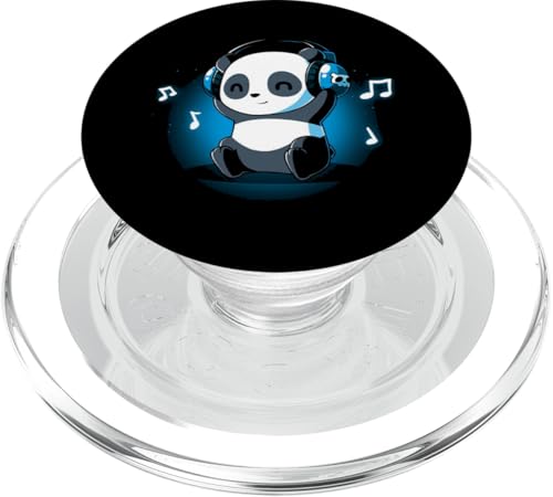 DJ Panda Kopfhörer PopSockets PopGrip für MagSafe DJ Panda Kopfhörer PopSockets PopGrip für MagSafe von AlexaMerch Animals
