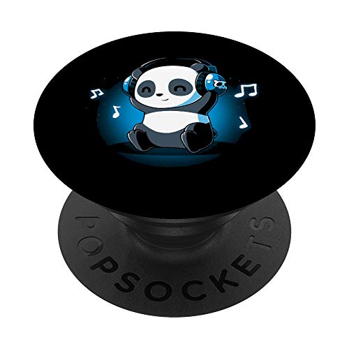 DJ-Panda Kopfhörer PopSockets mit austauschbarem PopGrip von Alexamerch Pandas
