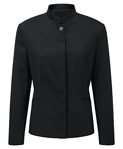 Alexandra STC-NF136BK-16R Damen Banquetjacke Easycare uni 100% Polyester Regular, Größe 42, schwarz von Alexandra