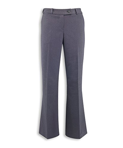 Alexandra STC-NF13CH-16R Damen Bootleg Hose Icona, einfarbig, 77% Polyester/21% Viskose/2% Elasthan, Regular, Größe 16, Anthrazit von Alexandra