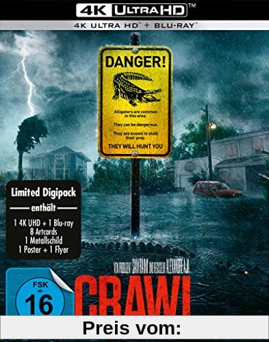 Crawl - 4K Ultra HD Blu-ray + Blu-ray / Limited Digipack (4K Ultra HD) von Alexandre Aja