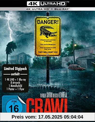 Crawl - 4K Ultra HD Blu-ray + Blu-ray / Limited Digipack (4K Ultra HD) von Alexandre Aja