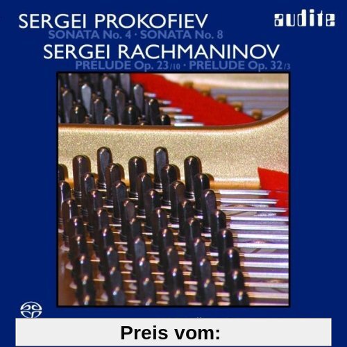 Prokofiev: Sonate Nr. 4 & 8/Rachmaninov: Préludes Op. 23 & 32 von Alexeï Nabioulin