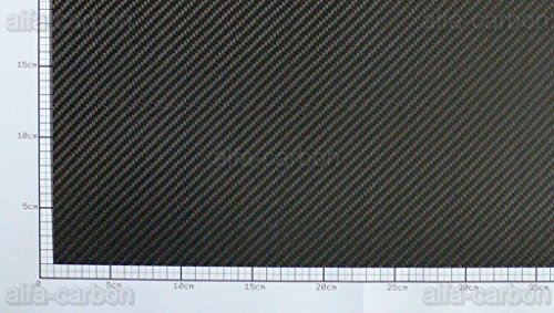 Carbon Platte 2mm x 400mm x 100mm CFK Platte seidenmatt Carbon Platte 2mm x 400mm x 100mm CFK Platte seidenmatt von Alfa-Carbon