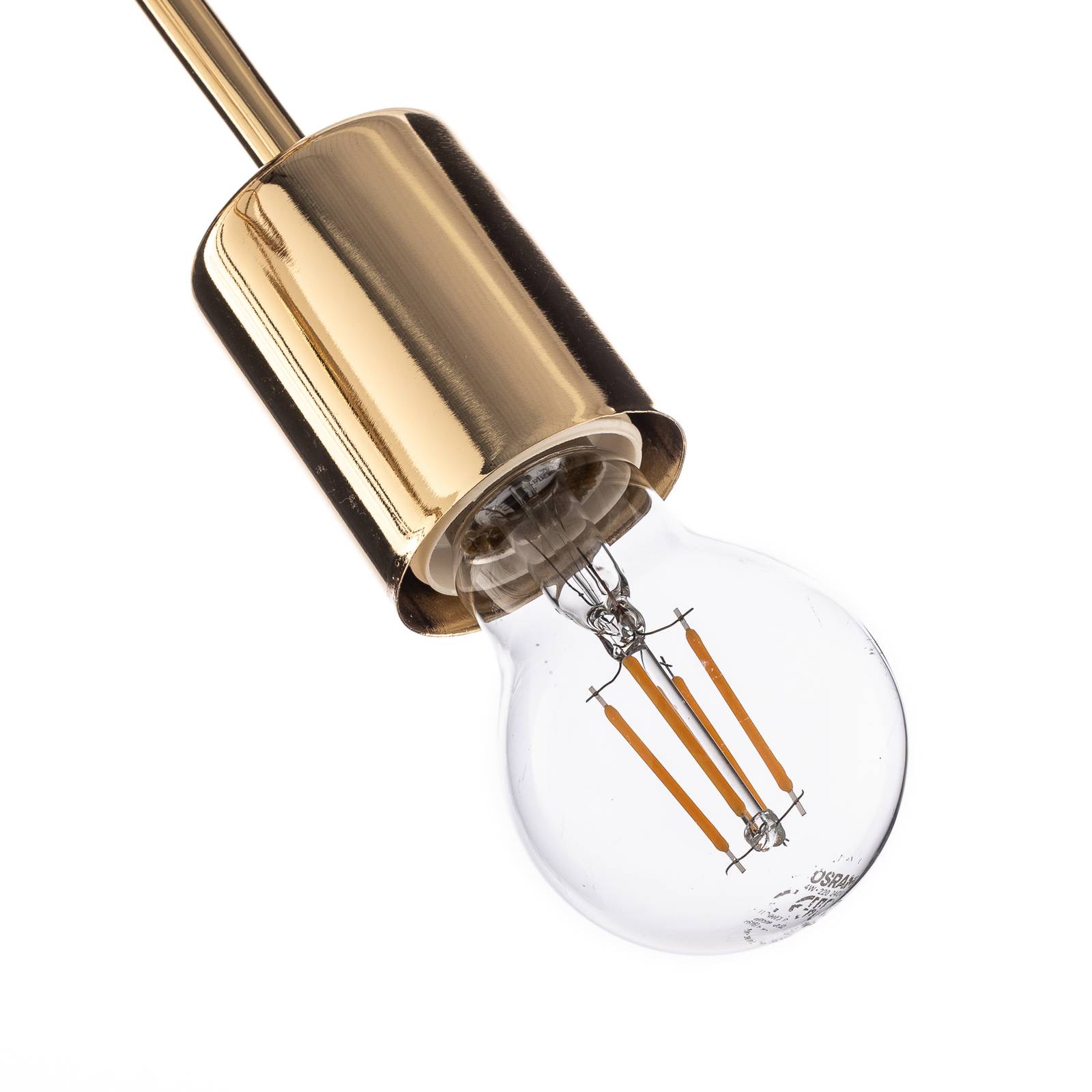 Deckenleuchte Tango, goldfarben, 3-flammig Deckenleuchte Tango, goldfarben, 3-flammig von Alfa