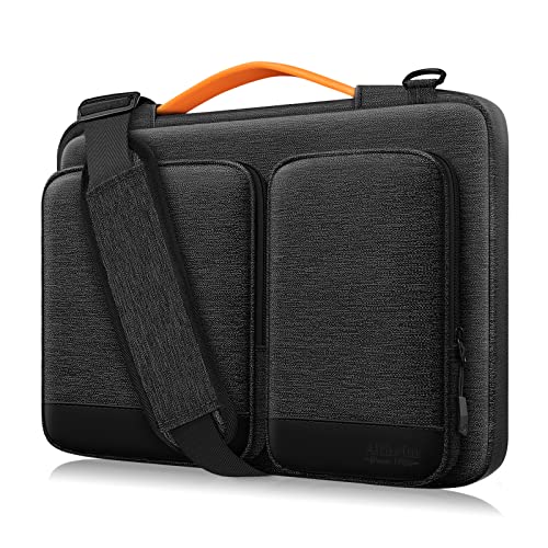 Alfheim 15,6-16 Zoll Laptop Tasche, Wasserdicht Stoßfest Leichte Schultertasche, 360° Schutz Notebook Hülle Kompatibel mit 16 16,2 inch Macbook Pro A1398 A2141 A2485/Surface Book von Alfheim