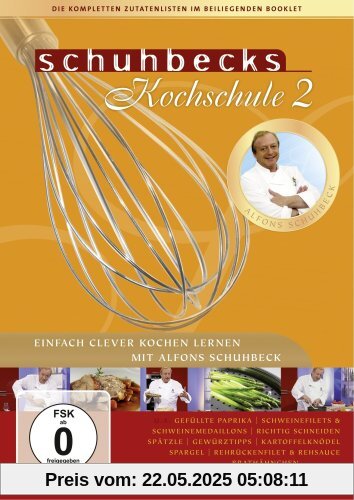 Schuhbecks Kochschule 2 [2 DVDs] von Alfons Schuhbeck