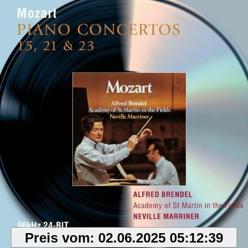 Klavierkonzerte 15,21,23 Klavierkonzerte 15,21,23 von Alfred Brendel
