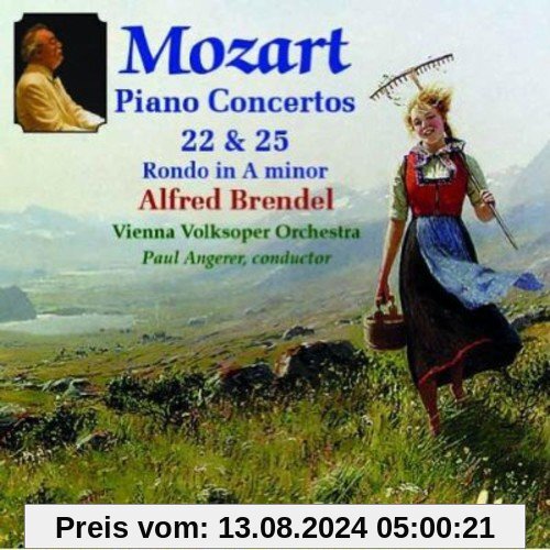 Mozart: Klavierkonzerte 22 & 25/+ von Alfred Brendel