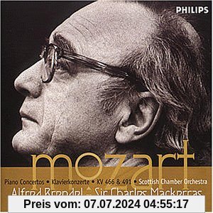 Wolfgang Amadeus Mozart: Klavierkonzerte KV 466 und 491 von Alfred Brendel