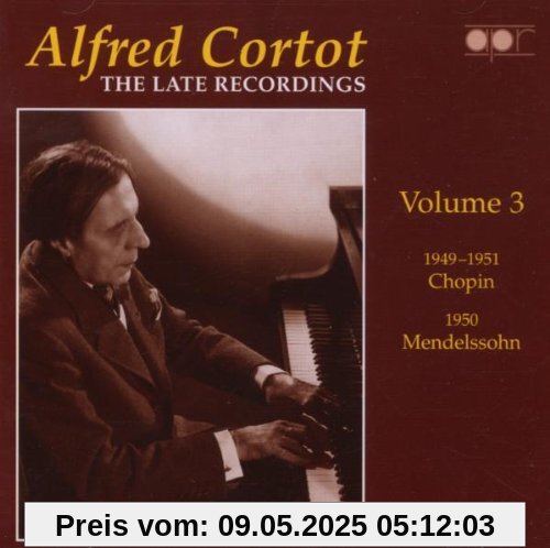 Alfred Cortot: Die späten Aufnahmen Vol.3 - 1949-51 von Alfred Cortot