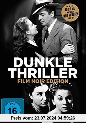 Film Noir Edition - Dunkle Thriller der Filmgeschichte [4 DVDs] von Alfred Hitchcock