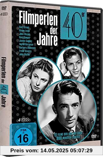 Filmperlen der 40er Jahre - Deluxe Box (Elf Meisterwerke der 40er Klassiker) [4 DVDs] von Alfred Hitchcock