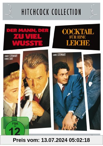 Hitchcock-Collection: Der Mann, der zuviel wußte / Cocktail für eine Leiche [2 DVDs] von Alfred Hitchcock