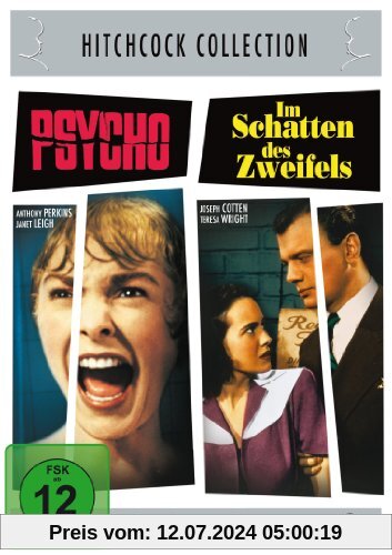 Hitchcock-Collection: Psycho / Im Schatten des Zweifels [2 DVDs] von Alfred Hitchcock