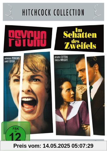 Hitchcock-Collection: Psycho / Im Schatten des Zweifels [2 DVDs] von Alfred Hitchcock