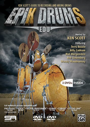 Epik Drums EDU: Ken Scott's Guide to Recording and Mixing Drums [DVD-ROM] [Zubehör] von Alfred Music Publishing GmbH