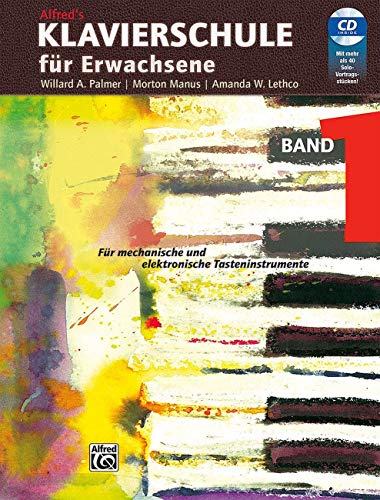 Klavierschule 1 mit CD - Neuausgabe 2014 - von den Grundlagen wie Noteneinführung und Fünftonlage bis zum vierstimmigen Akkordspiel - Der Band 1 führt von den Grundlagen wie Noteneinführung und Fünftonlage bis zum vierstimmigen Akkordspiel. Das Spielrepertoire entstammt Folklore, Pop und Klassik. mit herzförmiger Notenklammer von Alfred Music Publishing