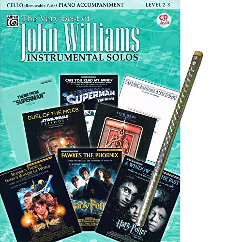 The very Best of John Williams (+CD) for violoncello- Instrumental Solos [Noten/sheet music] mit Glitzerbleistift von Alfred Music Publishing