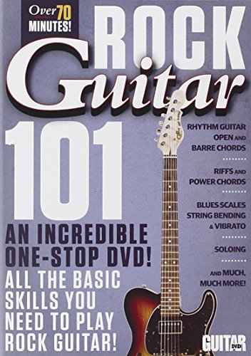 Guitar World -- Rock Guitar 101: An Incredible One-Stop DVD! All the Basic Skills You Need to Play Rock Guitar! (DVD) von Alfred Music