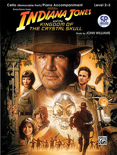 Indiana Jones and the Kingdom of the Crystal Skull, w. Audio-CD, for Cello and Piano Accompaniment: Level 2-3. CD: Demo track & Play-along (Pop Instrumental Solo) von Alfred Music